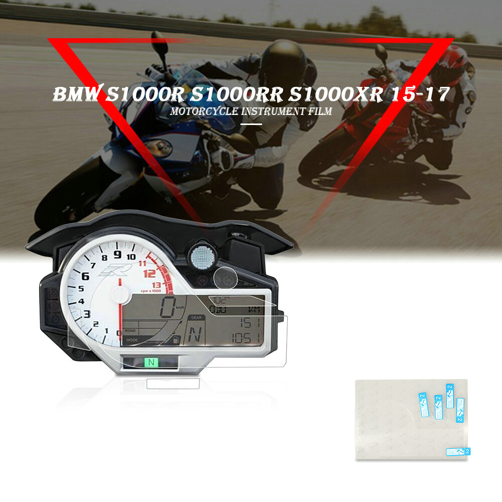 Proteggi Schermo Cruscotto Per BMW Per S1000R Per S1000RR Per S1000XR 2015-2017 Moto Tachimetro Guard Scratch Cluster Pellicola Protezione Dello Schermo Della Protezione - Foto 3