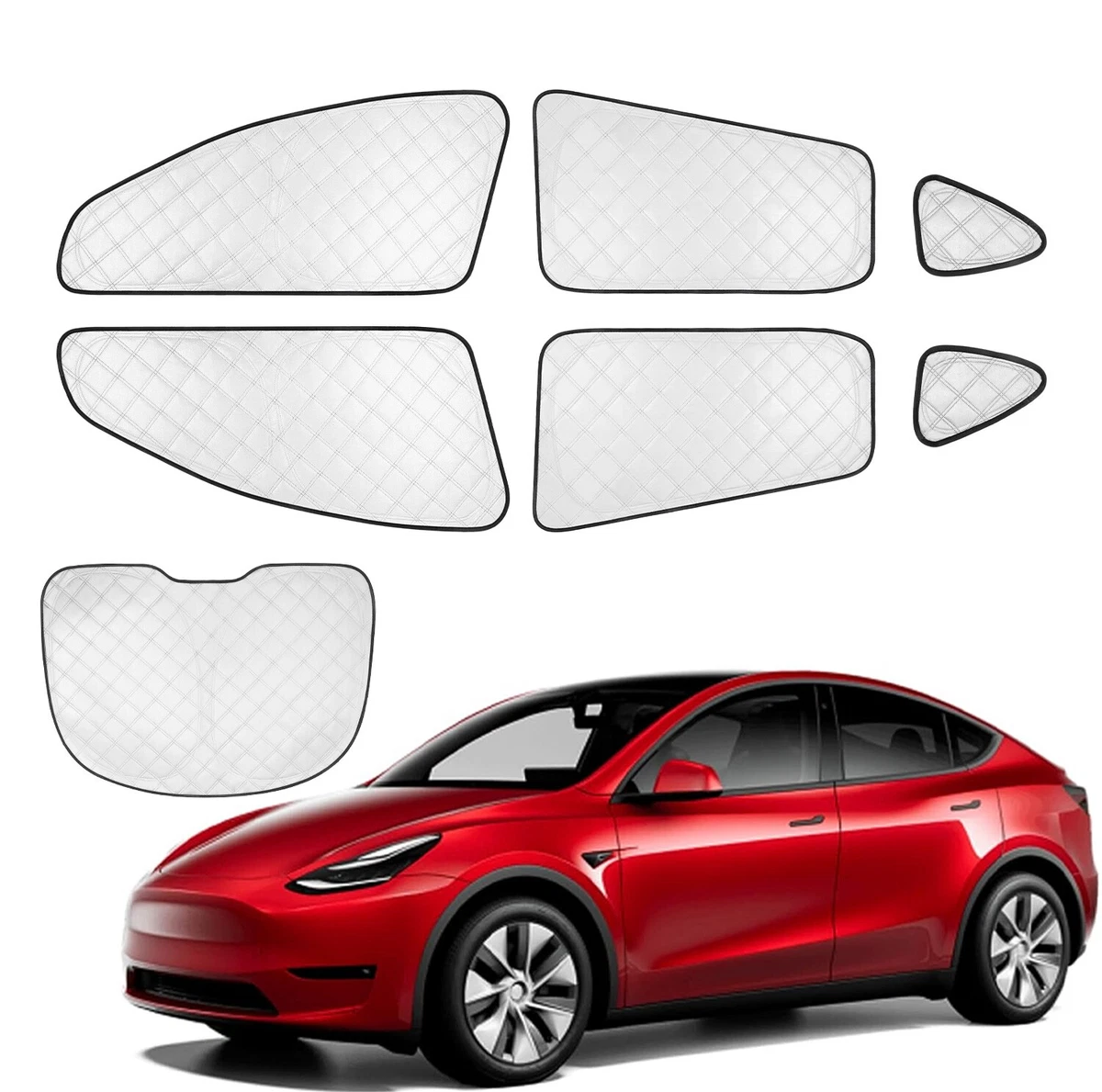 Tesla model y side on sale window shade