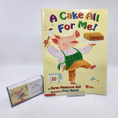 A Cake All For Me Book and Cassette Tape Set by Karen Magnuson Beil Read Along