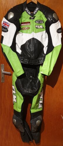 FLM EVO 1 Jacke Gr.54 Hose Gr. 52 Lederkombi 2 tlg pas. Kawasaki o.ä.