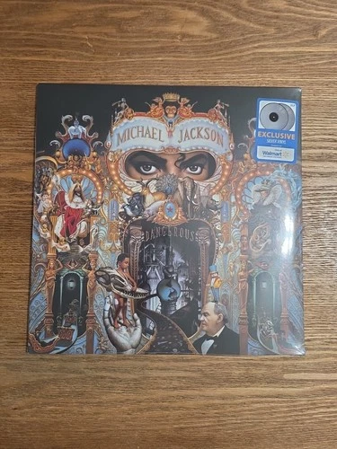 Dangerous by Michael Jackson (Walmart Exclusive Silver Vinyl) Sealed