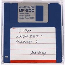 S-900 Drum Set 1 Normal Backup Akai S900 Format Floppy Disk
