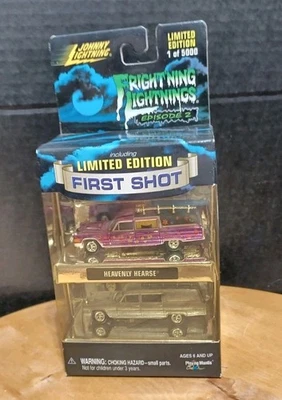 Johnny Lightning FRIGHTNING LIGHTNING First Shot HEAVENLY HEARSE Goulish Rods - Image 1 of 4