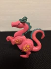 Vintage 1974 Fisher Price LittlePeople Pink Dragon (Castle Play Set) W/Both Ears