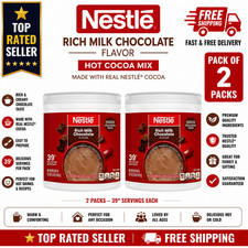 Nestl  Hot Cocoa Rich Milk Chocolate Mix, 27.7 oz - Pack of 2, 39 Servings