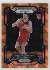 2023-24 Panini Prizm Orange Ice Prizm Tristan Vukcevic #126 16wc