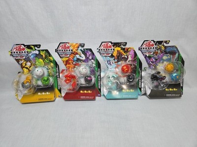 Bakugan Evolutions Batrix Eenoch Sairus And Tretorous Starter Packs Lot of 4 