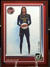 Dewanna Bonner 2025 Donruss WNBA Basketball #44 -Red Shimmer 327/399 - Fever