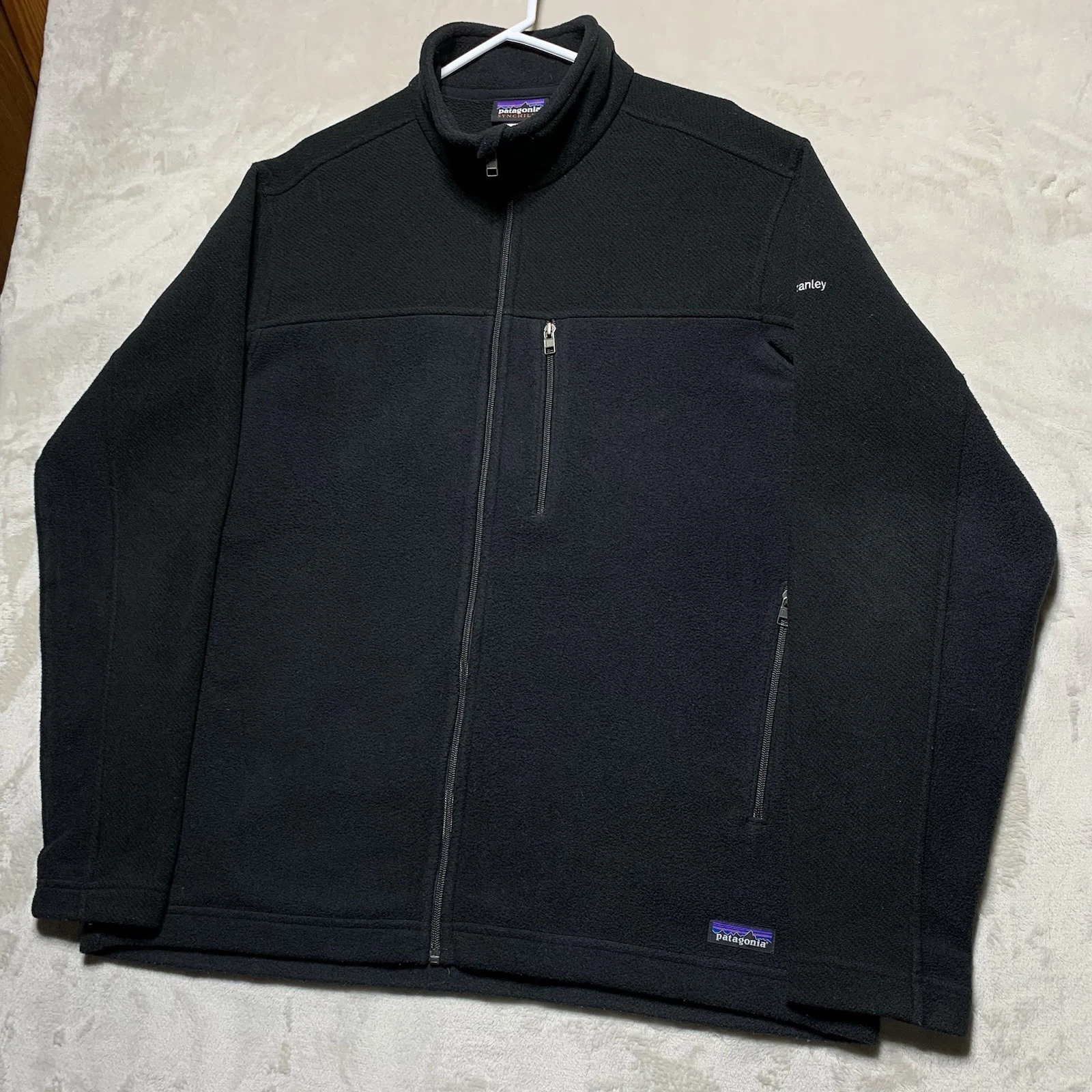 Patagonia Simple Synchilla Jacket Fleece Full Zip Black XL Morgan Stanley image 13