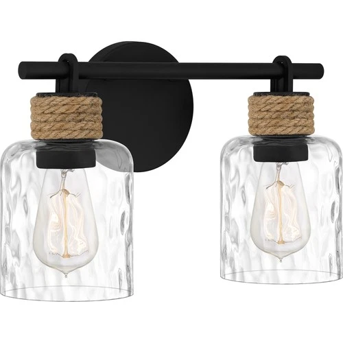 Quoizel BTC8614 Baltic 2 Light 15"W Vanity Light - White - Picture 10 of 11