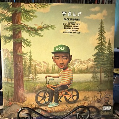 Tyler, The Creator WOLF 12'' Pink Vinyl 2LP Columbia Rap/Hip Hop Gatefold