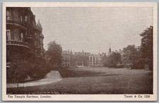 LONDON - The Temple Gardens Taunt & Co Vintage Postkarte