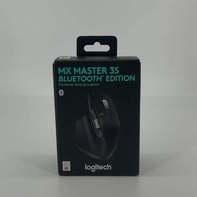New Logitech MX MASTER 3S Wireless Mouse Black