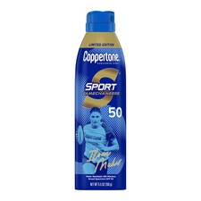 Coppertone Sport Sunscreen Spray SPF 50, 5.5oz Can 2.51 per gallon