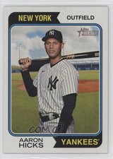 2023 Topps Heritage Aaron Hicks #75 1a7j