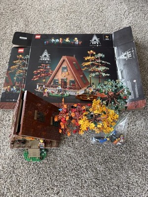 LEGO Ideas: A-Frame Cabin (21338) 2082 Pieces Complete With Box And Manuals Read