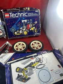 LEGO Technic Vintage Lot Boxes, Manuals, and Parts