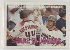 2016 Heritage High Number Combo Cards Paul Goldschmidt Welington Castillo c7w