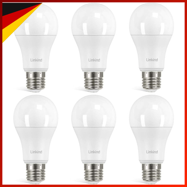 Led Lampe E27 13,5W 5000K Tageslichtweiß 1560LM 6 StüCk 220° Abstrahlwinkel-image