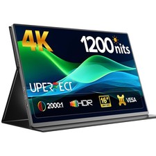UPERFECT 16" 4K Monitor HDR Portable Monitor 3840x2160 Type-C Gaming Screen