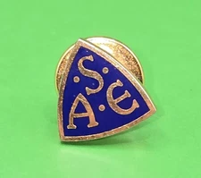 Vintage S.A.E. Fraternity Tie Tack & Lapel Pin Classic Greek Letter Society