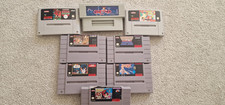 Nintendo SNES NTSC/PAL Games Bundle with Converter