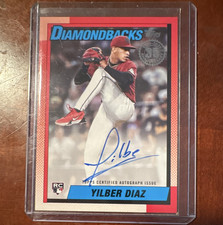 Topps 2025 Series 2 1990 Baseball Autographs Yilber Diaz Auto RC #90A-YD