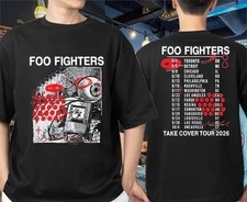 Foo Fighters Take Cover Tour 2026 North America Dates T-shirt