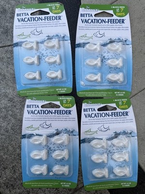 PRO BALANCE BETTA VACATION FEEDER 4 Packs (24 Blocks) Penn Plax Best By 12/31/27