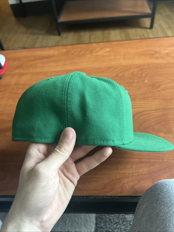 Gorra ajustada New Era 59fifty Boston Celtics verde talla 7 5/8 Foto 4 de 4