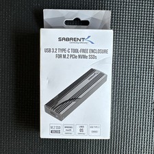 Portable Tool-Free External M.2 NVMe Enclosure with Aluminum Cooling, 10Gbps.B2