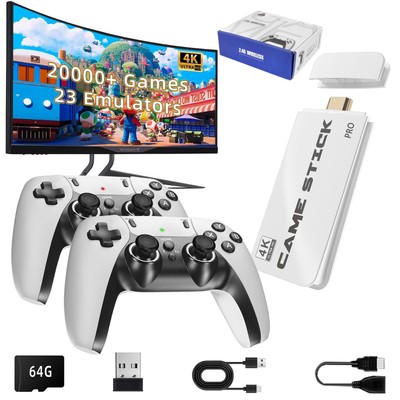 2025 Upgrade Retro Game Console Stick Pro, Classic Video Games with 4K HDMI, ...