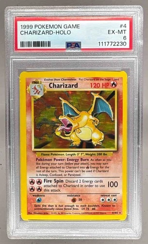 1999 Pokemon Unlimited 4 Charizard Holo PSA 6 111772230