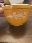 Pyrex Butterfly Gold 401 Mixing Bowl Yellow Gold Smallest Mcm Vintage