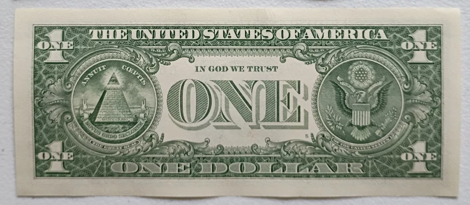 Birthday Note (June 01, 1976) D00197661D One Dollar $1 Bill *UNC* US Currency - Image 2 of 2