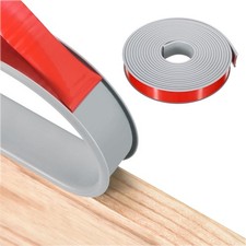 U-Shape Edge Banding 1-1/4"x21.3ft Gray Self Adhesive Edging Trim