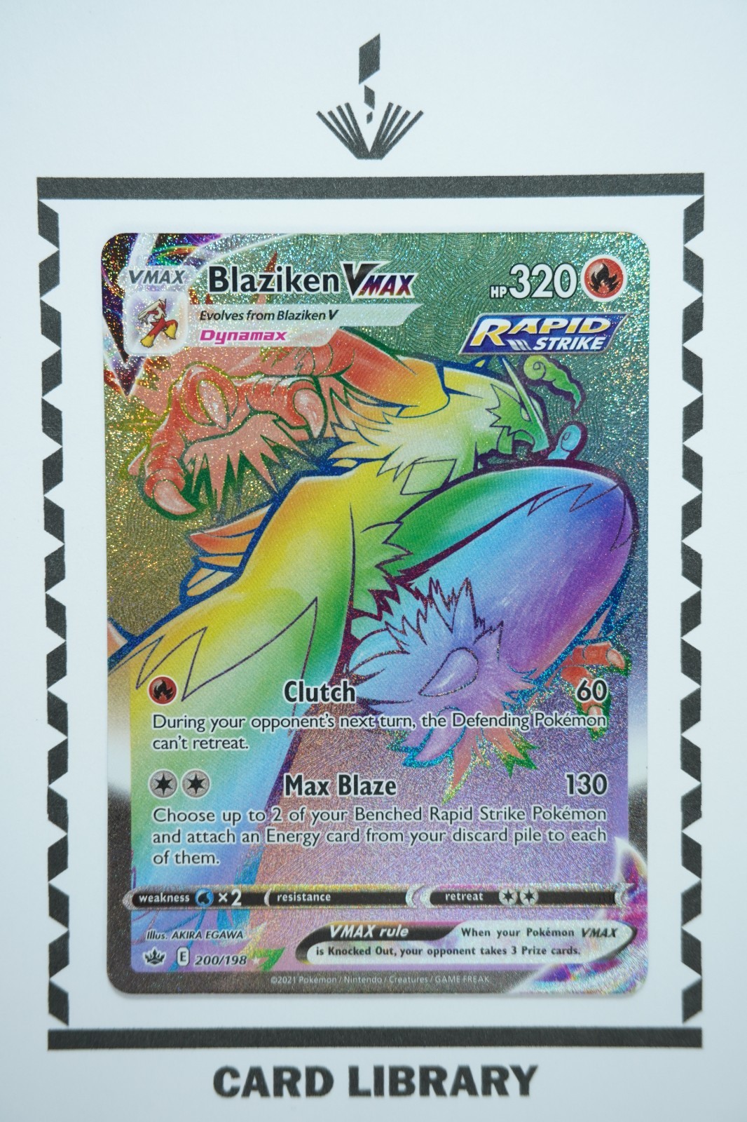 Blaziken VMAX - Swsh06: Sword & Shield - Chilling Reign Holo (Secret) - 200/198
