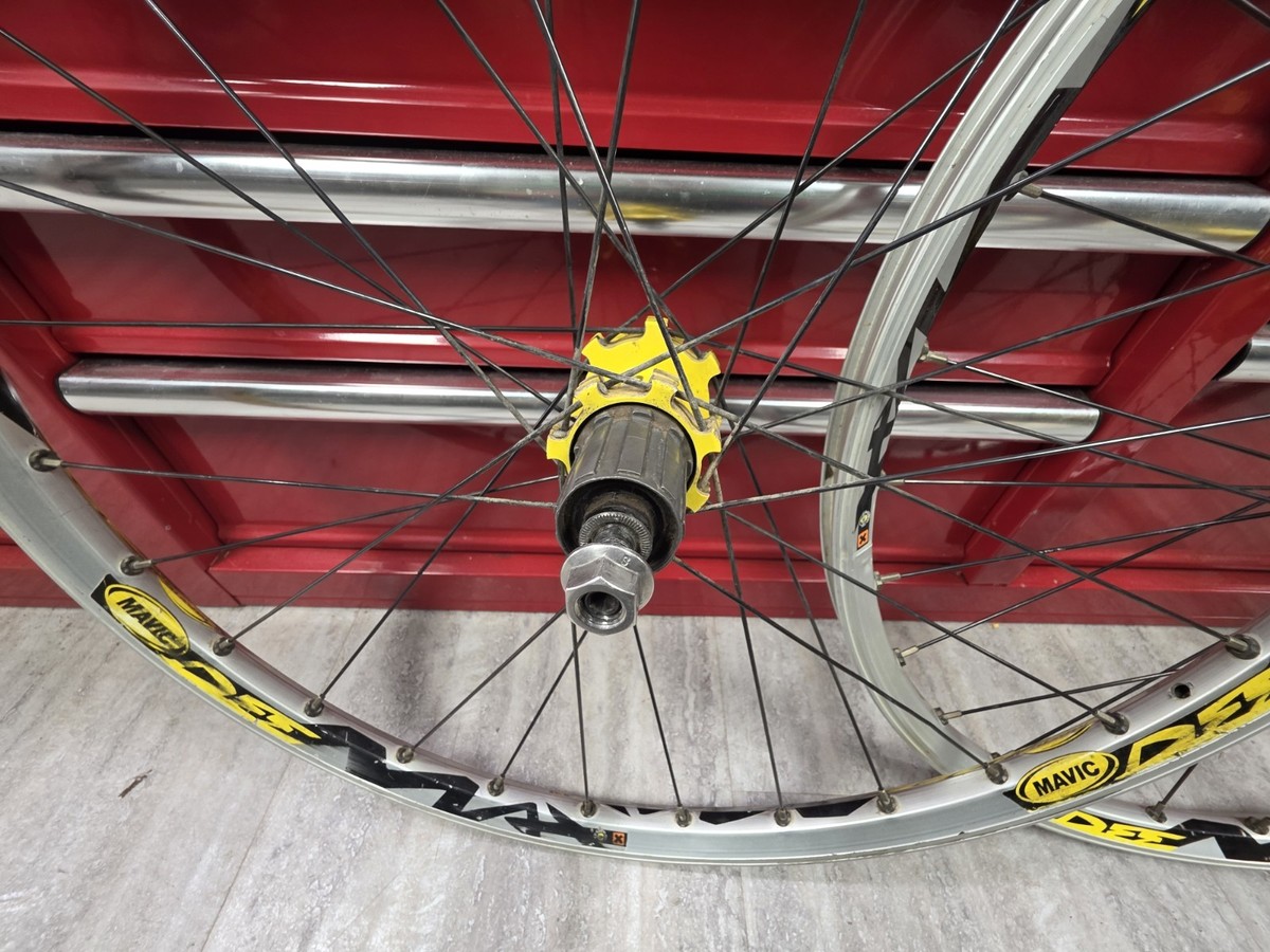 2003 Mavic Deemax 26, Silver, 10x135 / 9/100 Quick Release Front