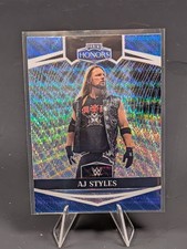 2023 Panini Chronicles WWE - Honors AJ Styles #348 Silver Wave Prizm