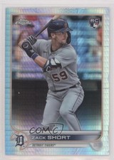 2022 Topps Chrome Sonic Prism Refractor Zack Short #86 5ya