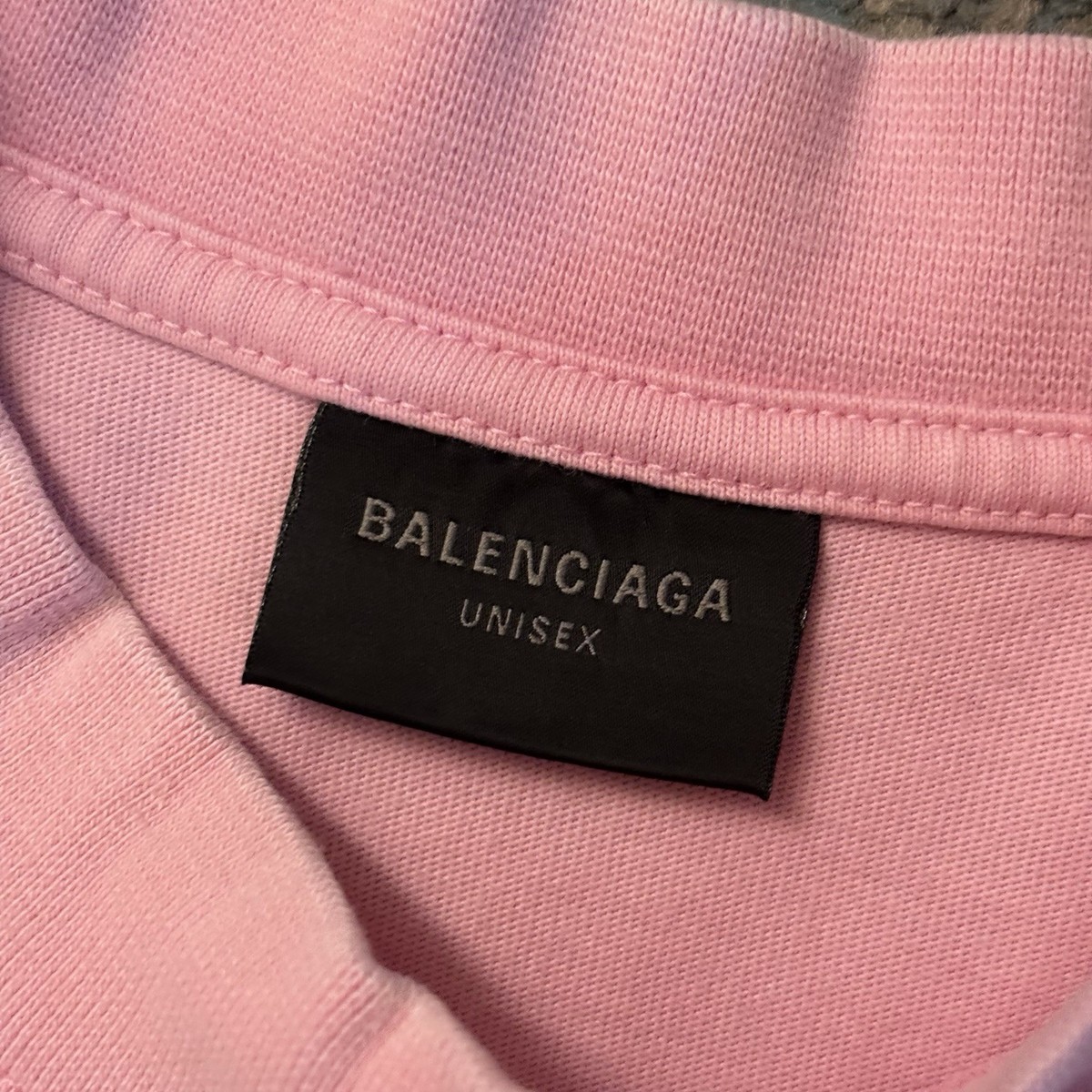 Balenciaga Pink Paris Rhinestone T Shirt Brand New With Tags Size