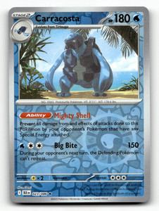 Reverse Holo - Carracosta Pokemon • Rare • 023/086 Black Bolt