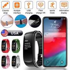 Fitness Smart Watch Activity Tracker For Women Men Oxygen BP Heart Rate Monitor