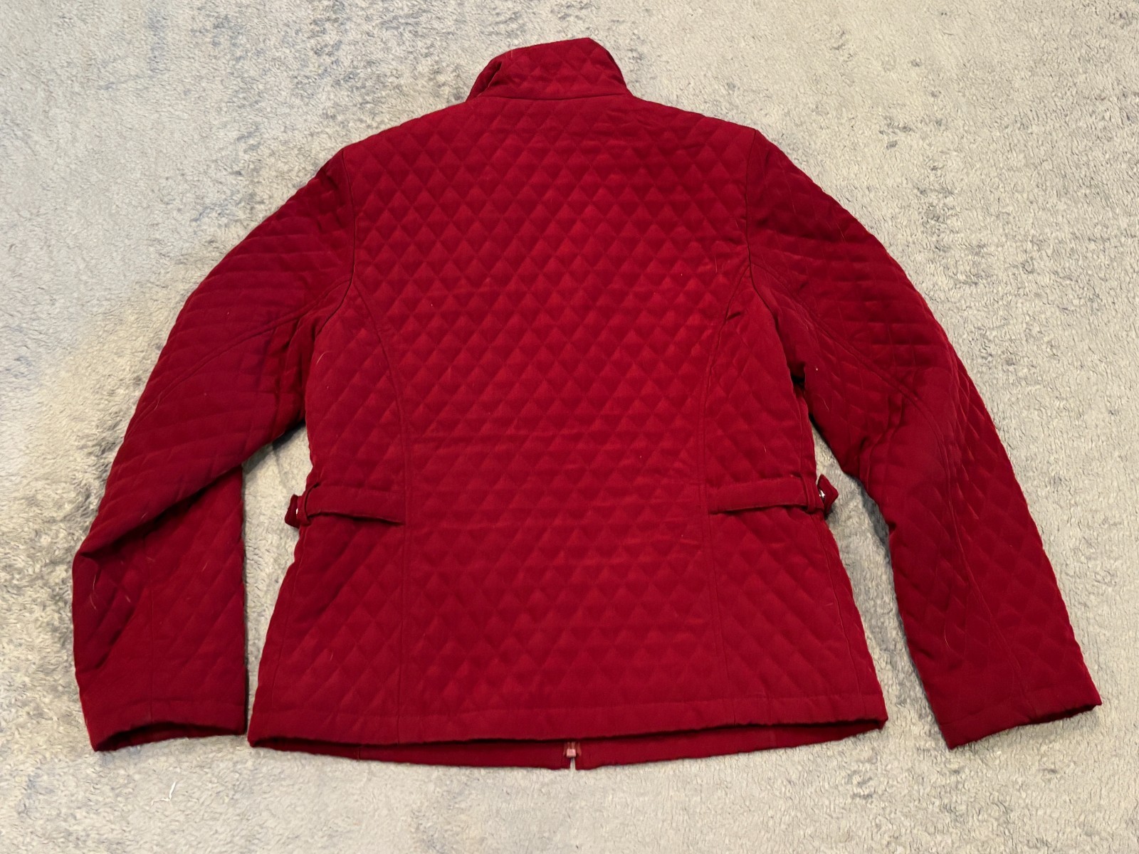Classic Elements Quilted Jacket WomensMedium Red … - image 6