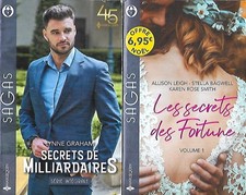 Lot x 2 Harlequin collection SAGAS n° 205 + HS-Romance