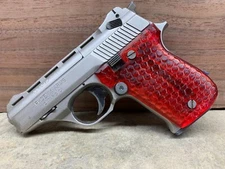 Custom Grips Phoenix Arms HP22, HP22A, HP25, HP25A Clear Red Color