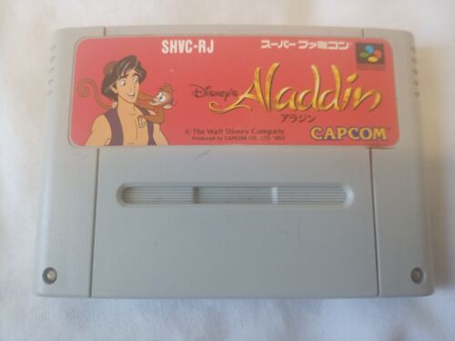 Disney's Aladdin Super Famicom Nintendo SFC SNES Giappone Import gioco venditore USA - Foto 2 di 11