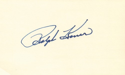 Ralph Kiner HOF Signed 3x5 Index Card with JSA COA - 第 1/2 張圖片