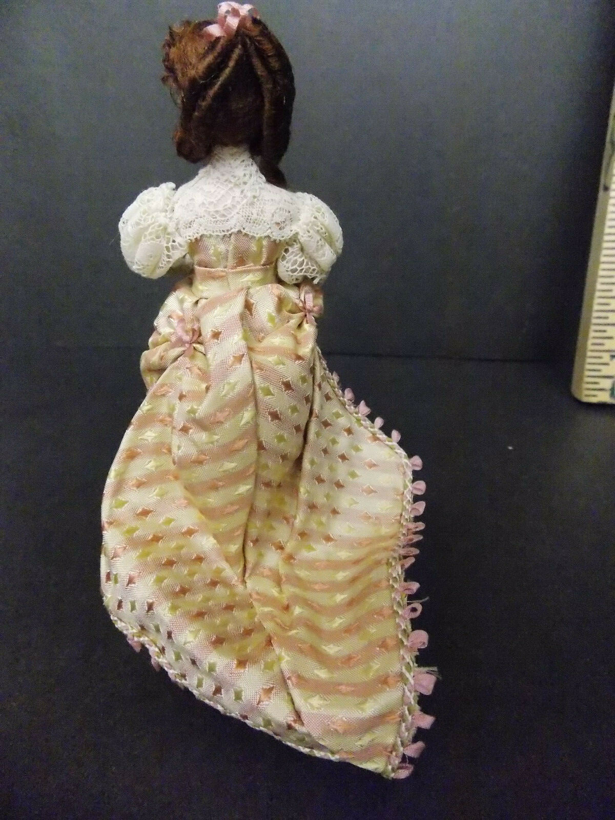 DOLLHOUSE DOLL PORCELAIN VICTORIAN LADY W/ AUBURN HAIR eBay