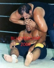 GORILLA MONSOON VS PROFESSOR TANAKA WRESTLER 8 X 10 WRESTLING PHOTO WWWF
